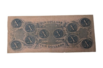 Lot 106 - CONFEDERATE STATES, 3X 10 DOLLARS T26, T30, T52.