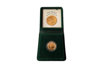 Lot 50 - ELIZABETH II (1952 - 2022), 1980 PROOF SOVEREIGN.