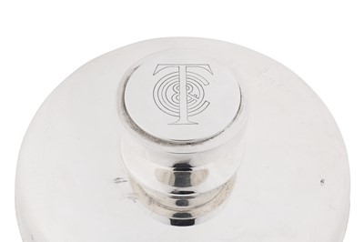 Lot 406 - A mid-20th century American sterling silver biscuit box or cannister, New York circa 1960 by Tiffany and Co