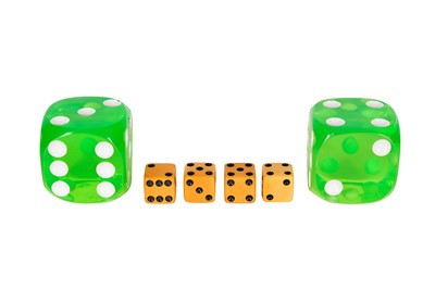 Lot 372 - A GROUP OF DICE