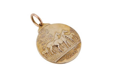 Lot 14 - Α George V 9 carat gold medal, Birmingham 1929 by Mappin and Webb