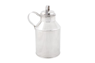 Lot A late 20th century American novelty sterling silver cocktail shaker jug, New York circa 1980 by Tiffany and Co