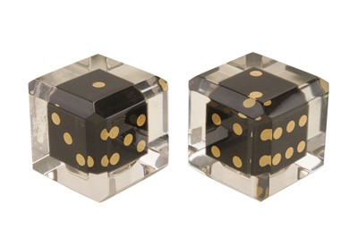 Lot 447 - A PAIR OF ART DECO DICE