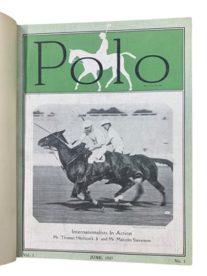 Lot 185 - Polo Magazine, subscriber's binding, a complete run, 1927-36