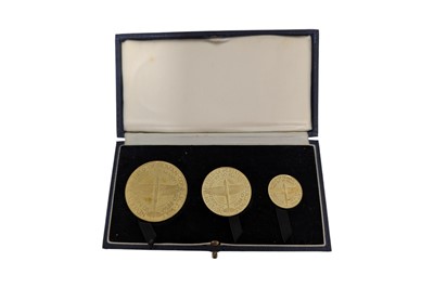 Lot 217 - 1965, BATTLE OF BRITAIN 25TH ANNIVERSARY 3-MEDAL SET.