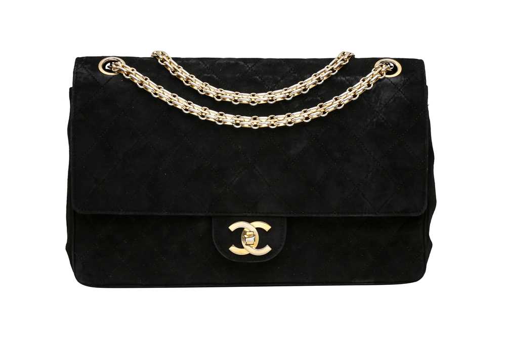 Lot 292 Chanel Black Medium Mademoiselle Double Flap