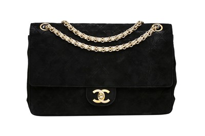 Lot 292 - Chanel Black Medium Mademoiselle Double Flap Bag