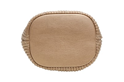 Lot 331 - Chanel Bronze CC Crossbody Bucket Bag