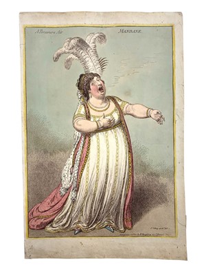 Lot 272 - Gillray (James) A Bravura Air. Mandane.