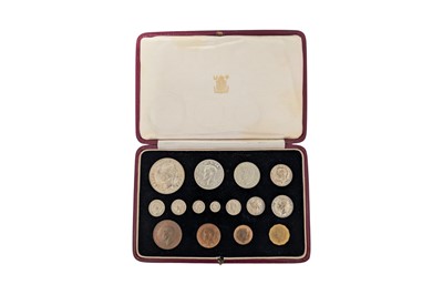 Lot 45 - GEORGE VI (1936 - 1952), 1937 CORONATION 15-COIN PROOF SET.