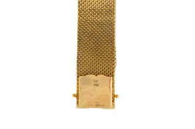 Lot 481 - AN 18CT GOLD FANCY-LINK BRACELET, CIRCA 1964