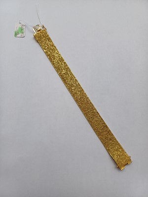 Lot 481 - AN 18CT GOLD FANCY-LINK BRACELET, CIRCA 1964