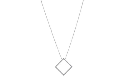 Lot 450 - TIFFANY Ι A DIAMOND PENDANT NECKLACE