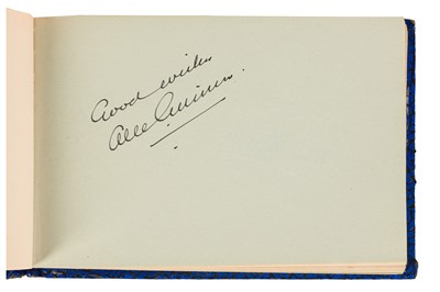 Lot 27 - Autograph Album.- Incl. Alec Guinness