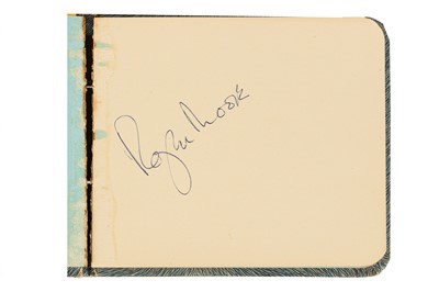 Lot 28 - Autograph Album.- Incl. Roger Moore