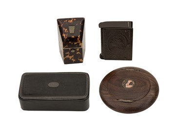 Lot 276 - A mixed group of 19th century boxes