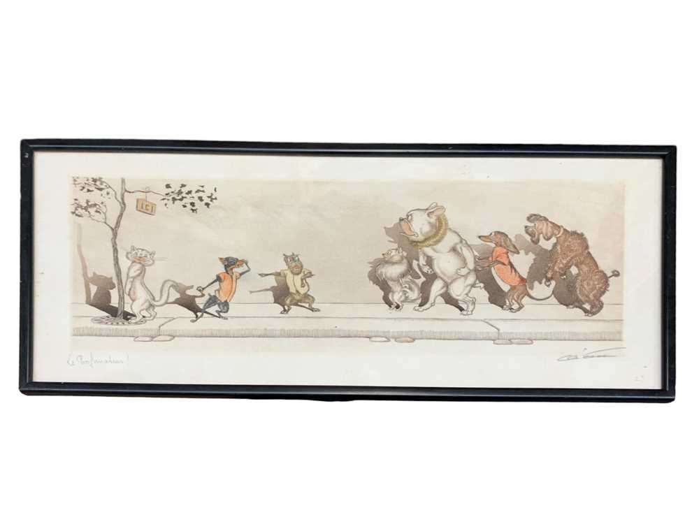 Lot 219 - O’Klein (Boris) Illustrator. “Tu viens beau blonde” and “Le Pronateur