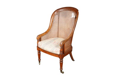 Lot 349 - A 19TH CENTURY BERGÈRE CHAIR