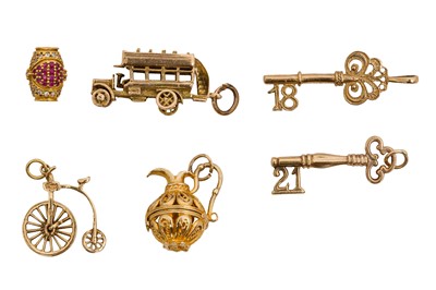 Lot 61 - SIX CHARMS