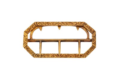 Lot 19 - An 19th century Victorian unmarked gold shoe buckle, circa 1860