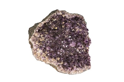 Lot 65 - AN AMETHYST GEODE CLUSTER