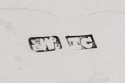 Lot 254 - An early 20th century Chinese export silver christening mug, Canton circa 1910, marked Xie Chang, retailed by Tuck Chang of Shanghai