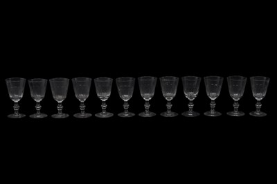 Lot 458 - A GROUP OF EARLY 19TH CENTURY FACETED GLASSES