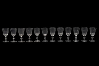 Lot 452 - A GROUP OF EARLY 19TH CENTURY FACETED GLASSES