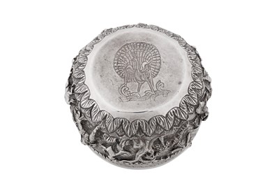 Lot 222 - An early 20th century Burmese silver small bowl, Rangoon circa 1920