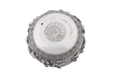 Lot 225 - A late 19th / early 20th century Burmese provincial silver bowl, Upper Burma circa 1900