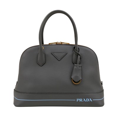 Lot 67 - Prada Grey Mirage Top Handle Tote