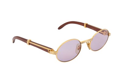 Lot 330 - Cartier Giverny Oval Sunglasses