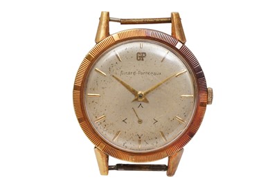 Lot 93 - A GENTLMANS 18CT GOLD GIRARD PERREGAUX WRISTWATCH