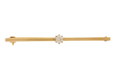 Lot 314 - A DIAMOND BROOCH