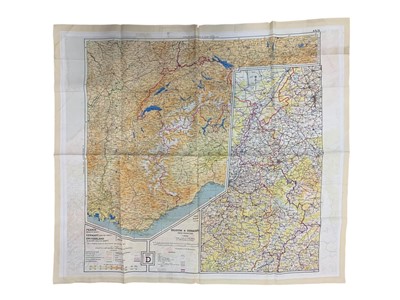 Lot 36 - RAF Silk Escape and Evasion Maps