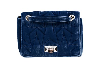 Lot 159 - Jimmy Choo Blue Chain Shoulder Bag