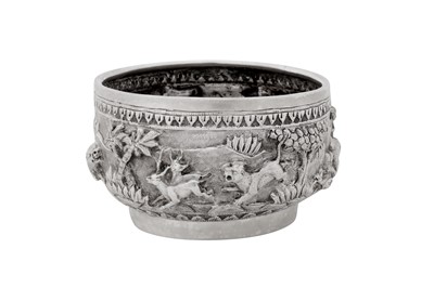 Lot 206 - An early 20th century Anglo – Indian unmarked silver small bowl, Lucknow circa 1910