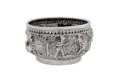 Lot 206 - An early 20th century Anglo – Indian unmarked silver small bowl, Lucknow circa 1910