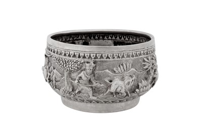 Lot 206 - An early 20th century Anglo – Indian unmarked silver small bowl, Lucknow circa 1910