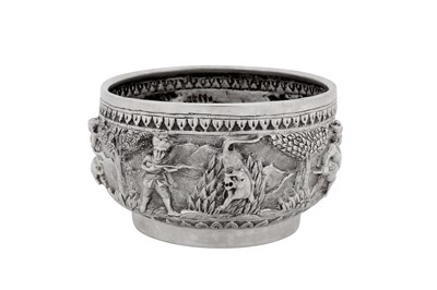 Lot 206 - An early 20th century Anglo – Indian unmarked silver small bowl, Lucknow circa 1910