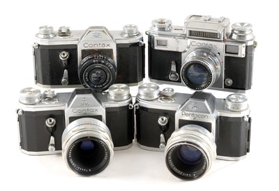 Lot 84 - Contax F, Pentacon F & Other Cameras.