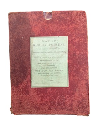 Lot 37 - Kitchener (Horatio) & Conder (Claude R.) Map of Western Palestine, 1882