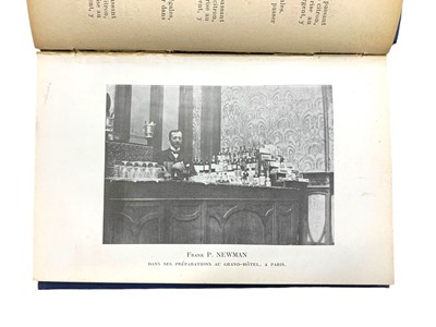 Lot 176 - Newman (Frank P.) American Bar: Boissons Anglaises & Americaines…, second edition, 1904