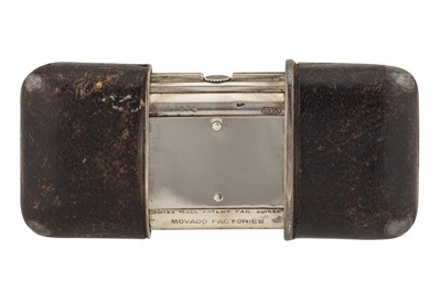 Lot 275 - A MOVADO ERMETO TRAVEL/PURSE WATCH
