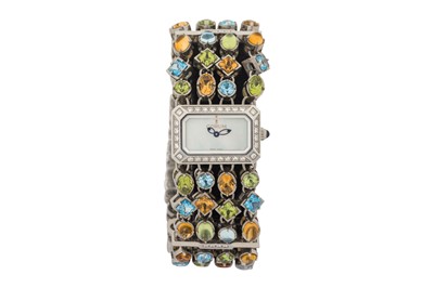 Lot 116 - LADY'S CORUM 'POTPOURRI' BRACELET WATCH