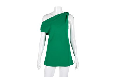 Lot 146 - CH Carolina Herrera Green Crepe Top - Size 0