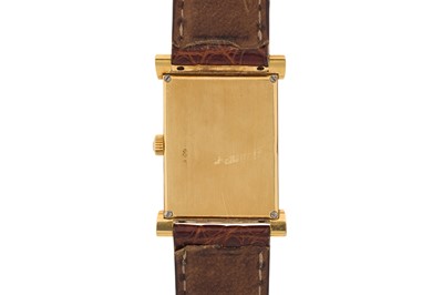 Lot 239 - A MEN'S GOLD JAEGER LeCOULTRE UNIPLAN WRISTWATCH