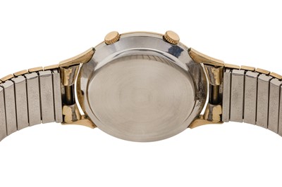 Lot 224 - A MEN'S LeCOULTRE MEMOVOX ALARM BRACELET WATCH