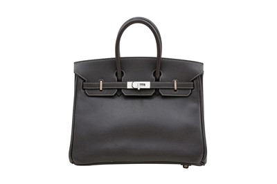 Lot 204 - Hermes Graphite Epsom Diamond Birkin 25