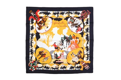 Lot 282 - Hermes 'Fere de Sevilla' Silk Scarf